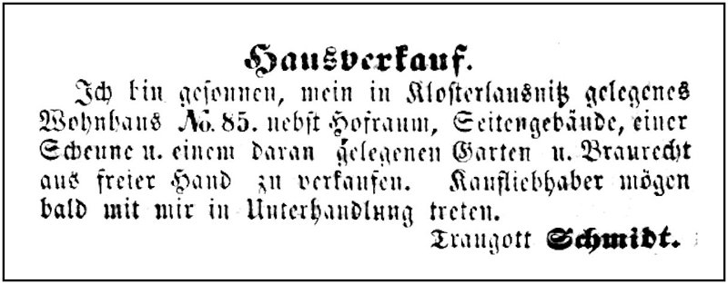 1863-03-17 Kl Hausverkauf
